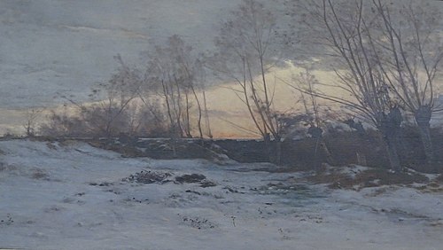 La première neige, 1885, Laurent Guétal