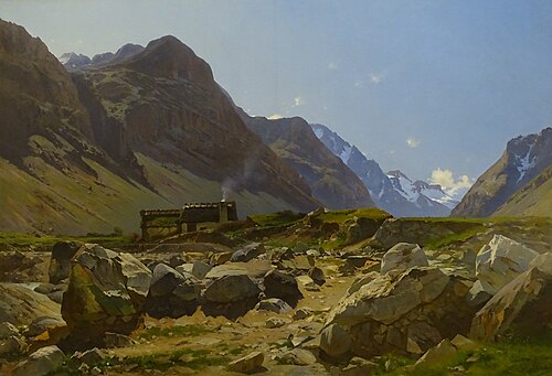 La Vallée de la Pilatte (Isère), 1888, Laurent Guétal