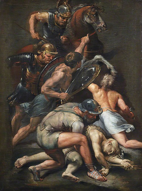 Battle Piece, 1700, Lazzaro Baldi