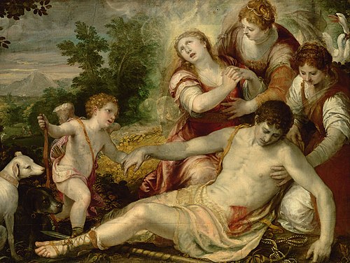 Tod des Adonis, 1575, Christoph Schwarz