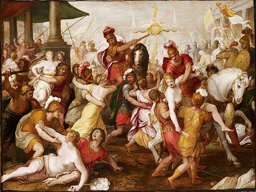 The Rape of the Sabines, 1573, Christoph Schwarz