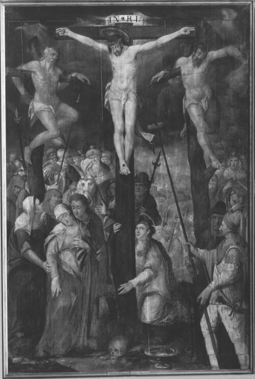 Christus am Kreuz (Art des), 1568, Christoph Schwarz