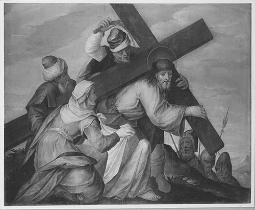 Kreuztragung Christi (Kopie nach), 1568, Christoph Schwarz