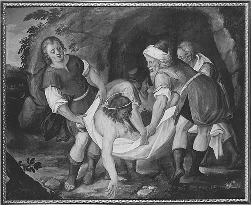 Grablegung Christi (Kopie nach), 1568, Christoph Schwarz