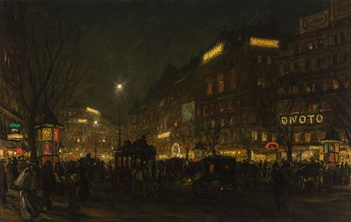 Les Grandes Boulevardes, 1911, Tavík František Šimon