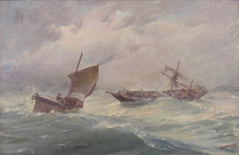 To the Rescue, 1905, Thomas Somerscales