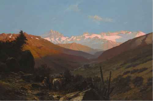 A SCENE IN THE ANDES, CHILE, , Thomas Somerscales
