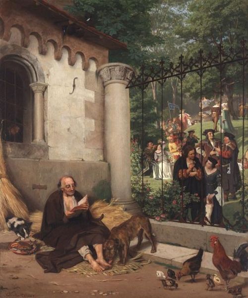 Lazarus and the Rich Man, 1865, Eduard Gebhardt