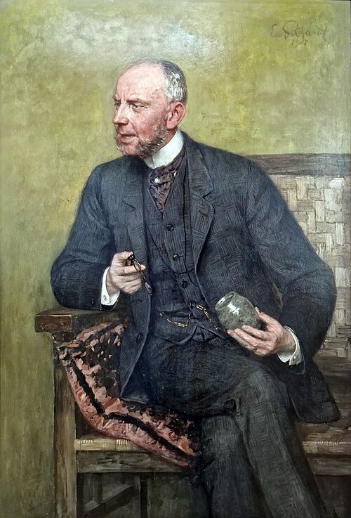 Portrait d'Georg Oeder, 1907, Eduard Gebhardt