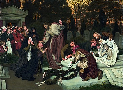 Die Auferweckung des Lazarus, 1896, Eduard Gebhardt