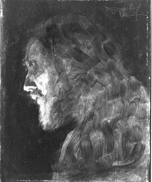 Christuskopf, 1908, Eduard Gebhardt