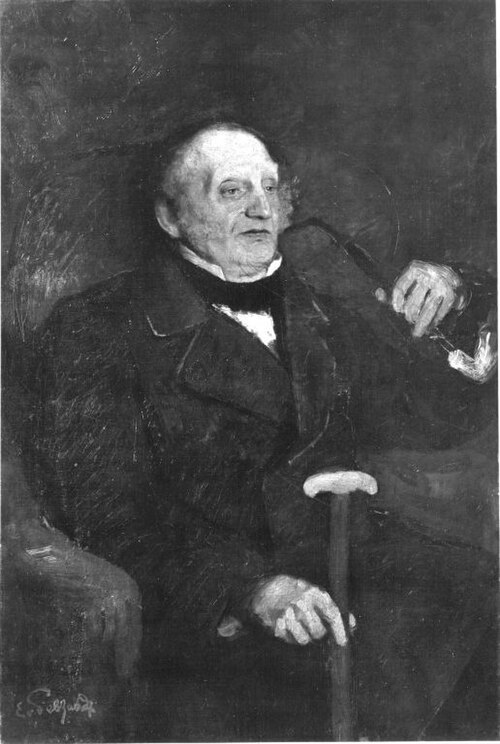 Bildnis des Vaters, 1880, Eduard Gebhardt