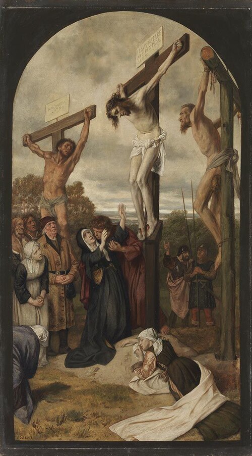 The crucifixion, 1884, Eduard Gebhardt