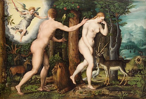 Vertreibung aus dem Paradies, 1585, Hans Hoffmann