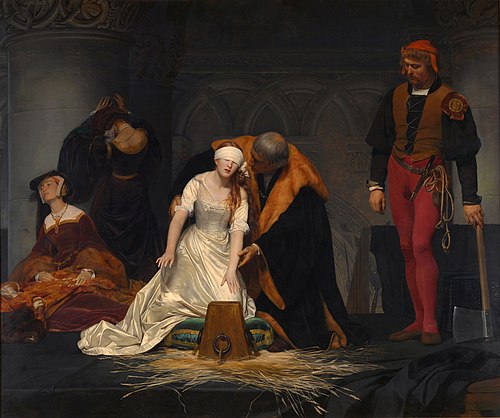 Le Supplice de Jane Grey, 1833, Paul Delaroche