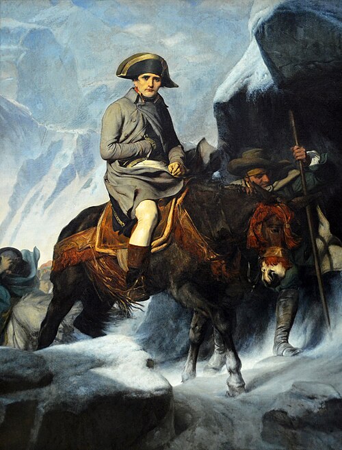 Bonaparte franchissant les Alpes, 1848, Paul Delaroche