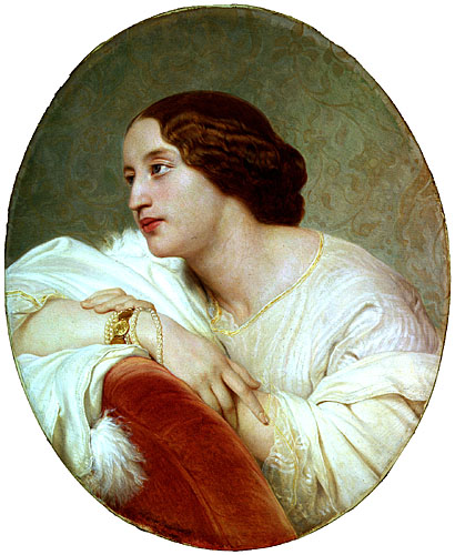 Ludmille Komar, princesse de Beauvau-Craon, 1849, Paul Delaroche