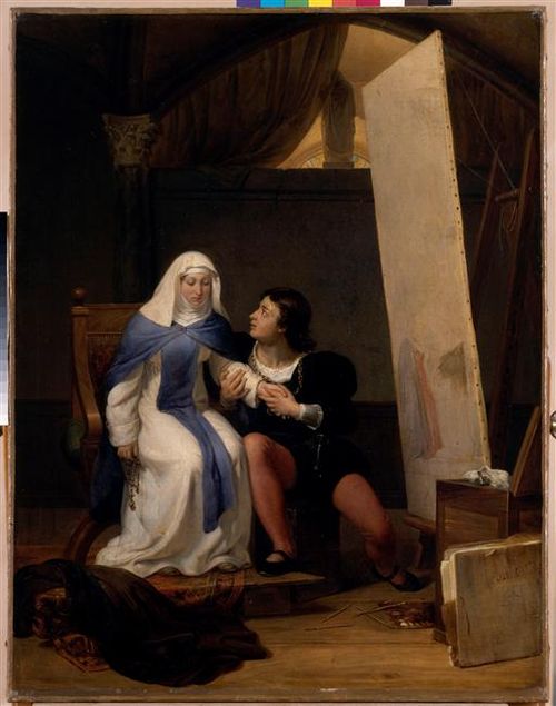 Filippo Lippi et Lucrezia Buti, 1822, Paul Delaroche