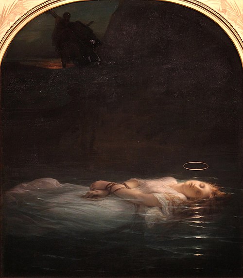 La Jeune Martyre, 1855, Paul Delaroche