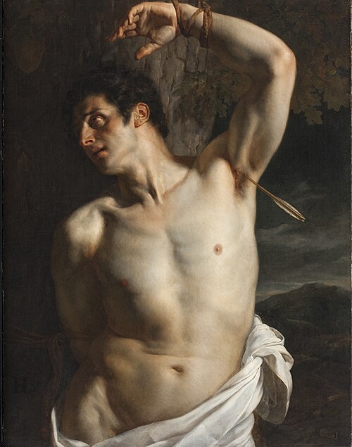 Saint Sebastian, , Paul Delaroche