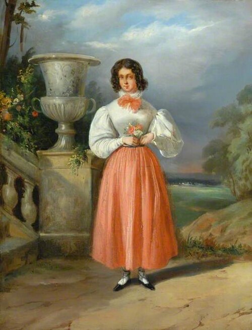 An Elder Sister of Mrs Bowes, , Paul Delaroche