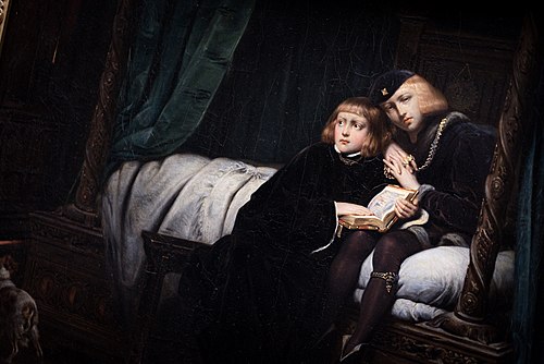 Edward V and the Duke of York in the Tower, 1831, Paul Delaroche
