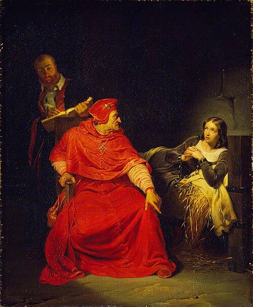 Joan of Arc in Prison, 1825, Paul Delaroche