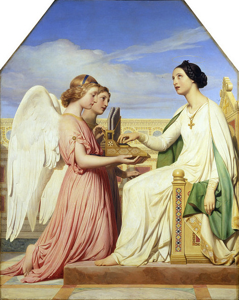 Saint Cecilia and the Angels, 1836, Paul Delaroche
