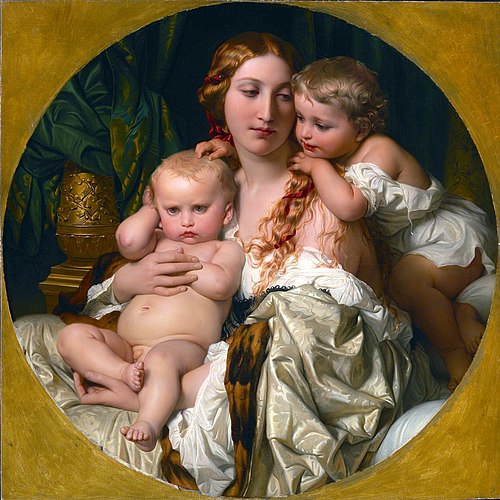 Les joies d'une mère, 1843, Paul Delaroche