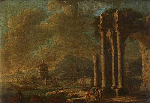 Landscape with Ruins, , Leonardo Coccorante