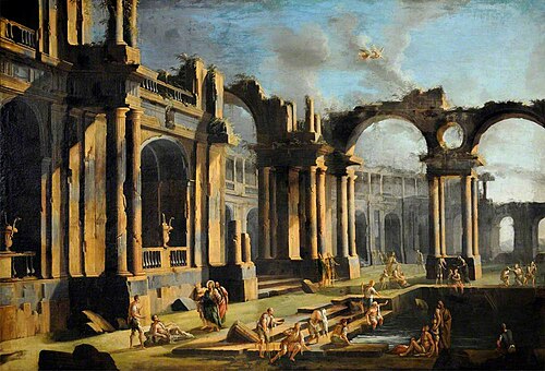 The Pool of Bethesda, 1740, Leonardo Coccorante