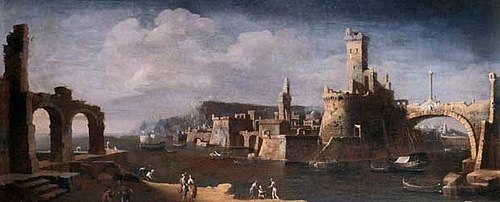 Le Port de Tarente, 1738, Leonardo Coccorante