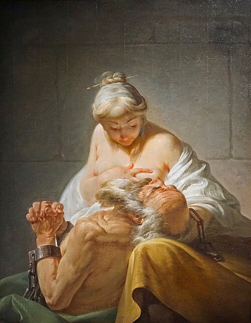 La Charité romaine, 1764, Jean-Jacques Bachelier
