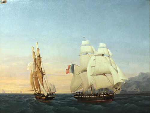 Retour de l'Île d'Elbe, 18 février 1815, , Ambroise Louis Garneray