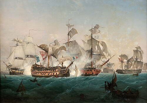 Le vaisseau le Vengeur, 1837, Ambroise Louis Garneray