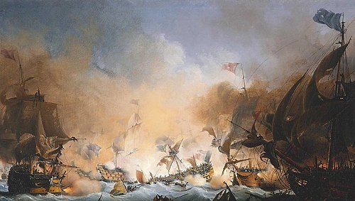 La troisième bataille d'Ouessant, 1838, Ambroise Louis Garneray