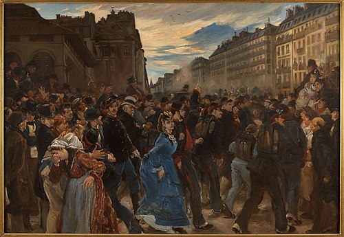 Le départ des mobiles, en juillet 1870, 1879, Alfred Dehodencq