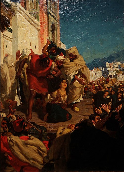 Exécution d'une juive au Maroc, 1860, Alfred Dehodencq