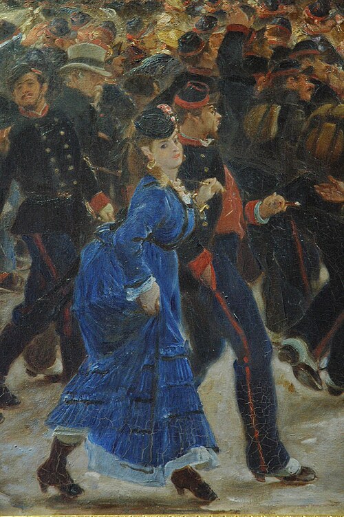 Départ des mobiles de la Seine, 1870, Alfred Dehodencq