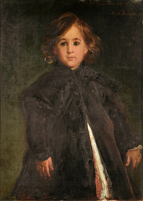 Portrait de Louis Du Mesnil, fils d'Armand Du Mesnil, , Alfred Dehodencq
