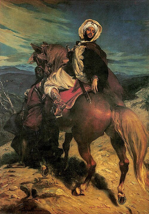 L'Adieu du roi Boabdil à Grenade, 1869, Alfred Dehodencq