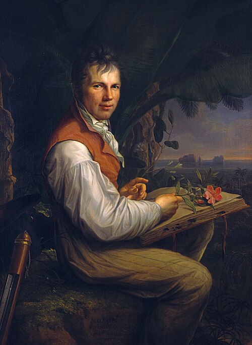 Portrait of Alexander von Humboldt, 1806, Friedrich Georg Weitsch