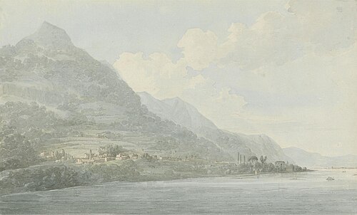 View on the Lake, Como, 1787, John Webber