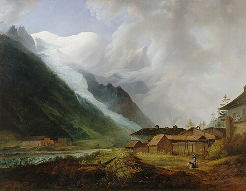 Mont Blanc, Glacier des Bossons, Chamonix, 1788, John Webber