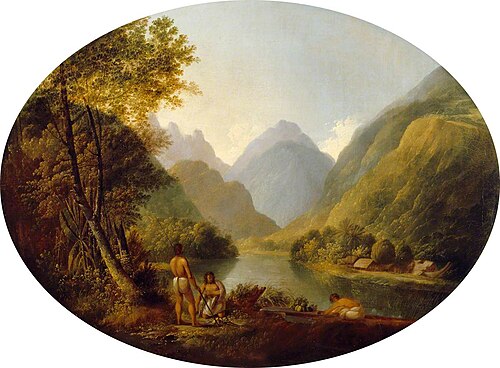 A View of Otaheipeha Bay in the Island of Otahaite, 1791, John Webber