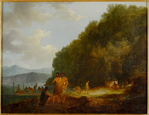 Ship Cove, Queen Charlotte Sound, 1788, John Webber