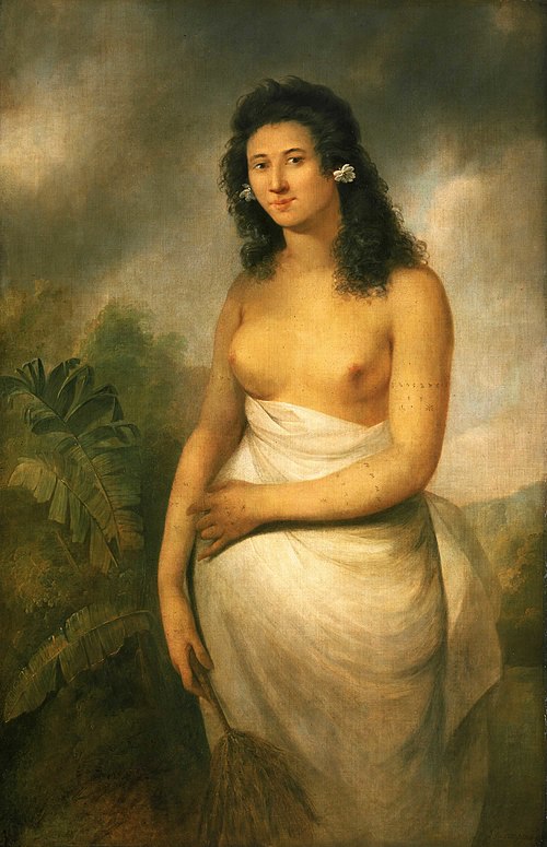 Poedooa, the Daughter of Oree, 1777, John Webber