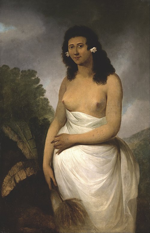 Portrait of Poedua, daughter of Orio, 1784, John Webber