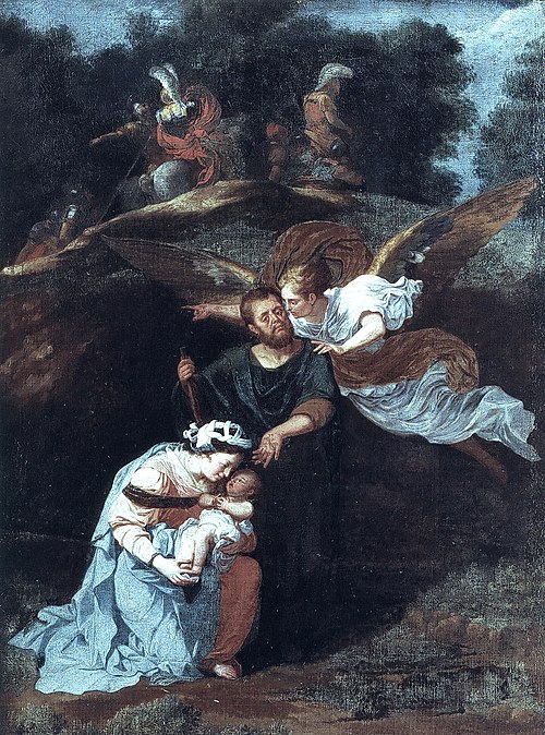 La fuite en Egypte, 1650, Bertholet Flémal