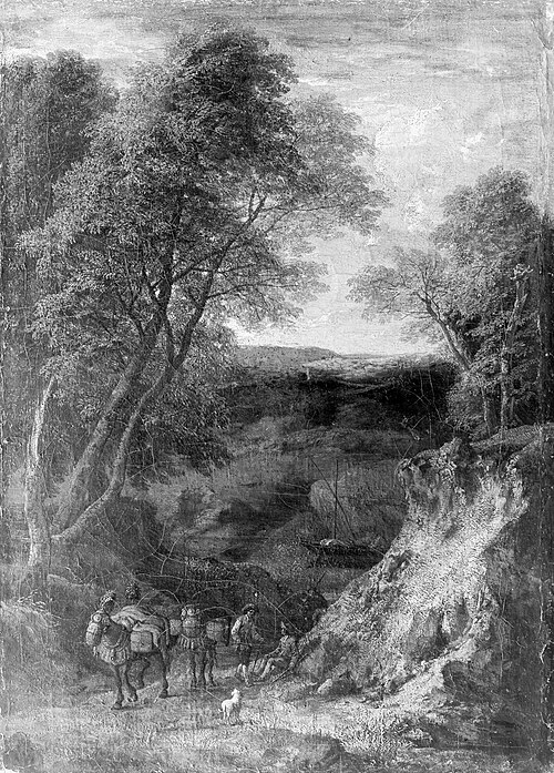The ravine, 1697, Cornelis Huysmans